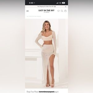 Lucy in the sky brand two piece set